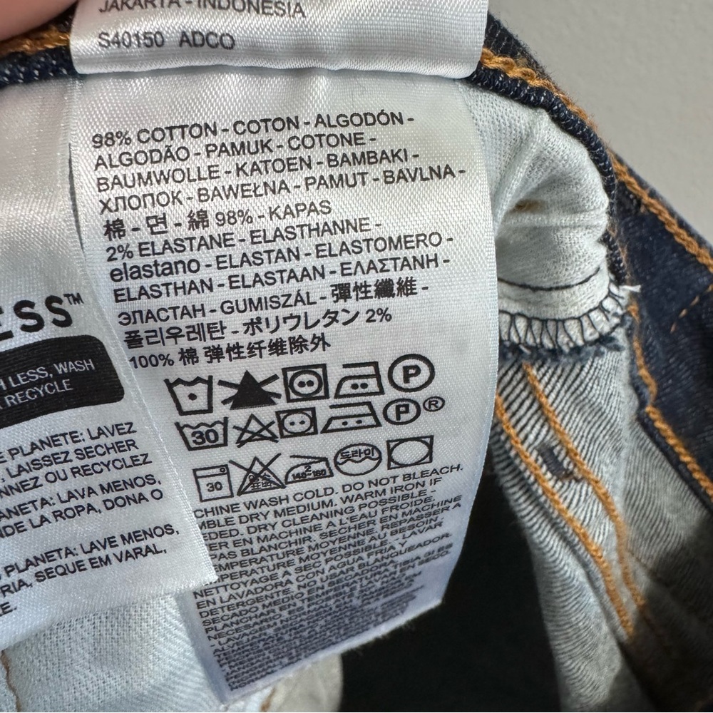 Men’s 514 Levi’s Dark Wash Size 34x32 - Picture 10 of 11